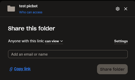 Dropbox share folder how to